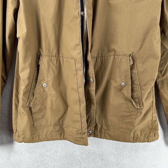 Meters/Bonwe Jacket Mens XXL‎ Full Zip Tan Brown Hooded Pockets Lined 185/104B - Picture 5 of 14